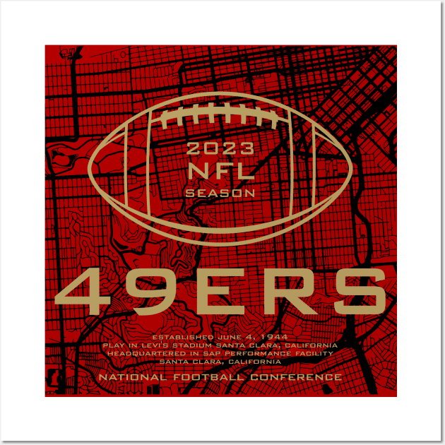 49ERS / 2023 Wall Art by Nagorniak